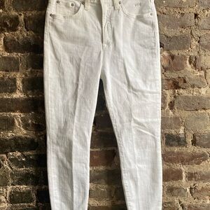 J. Crew Women's Skinny White Jeans